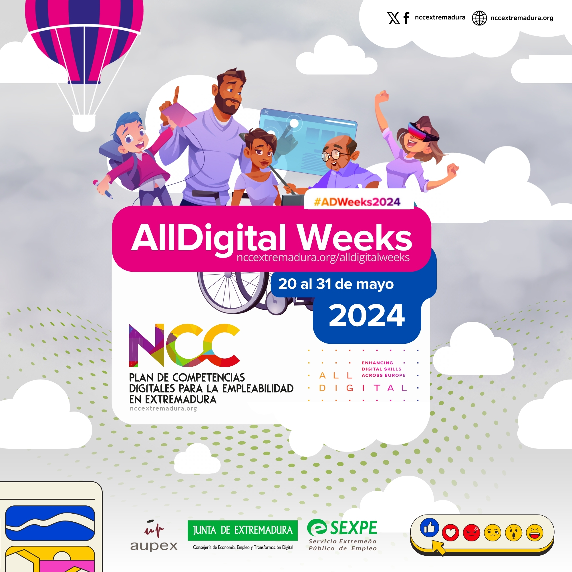 La Red NCC anima a la población a aprender nuevas competencias digitales en la All Digital Weeks 2024